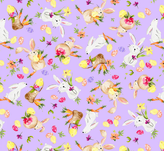 Easter Bunny Yardage - Hoppy Easter by P&B Textiles