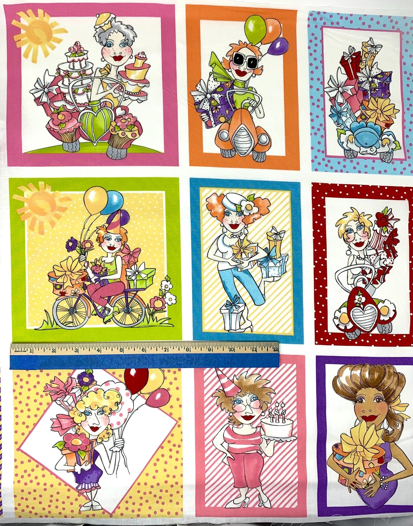 Party Fabric Panel, It's a Party, Loralei Designs,