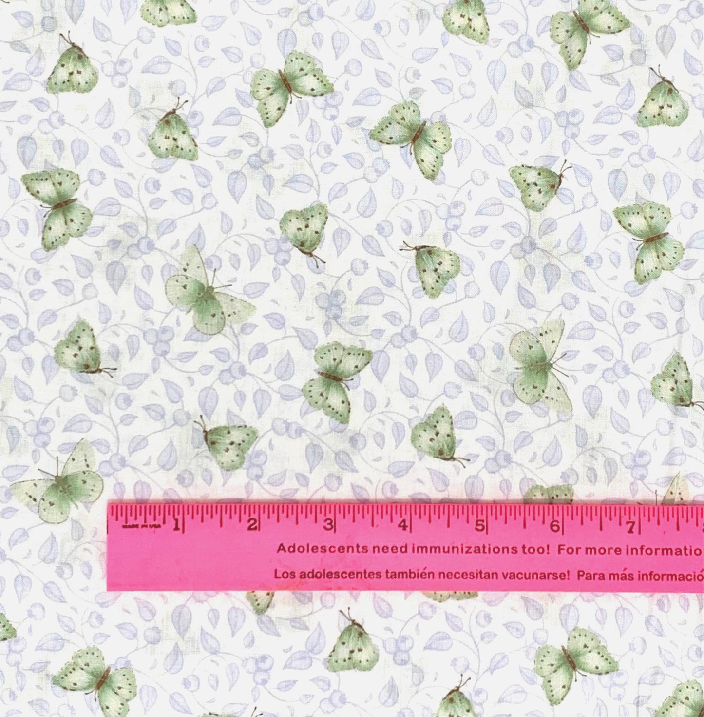 Blue Green Tossed Butterflies, Henry Glass Studios, Green, Blue, Butterfly, Berrylicious
