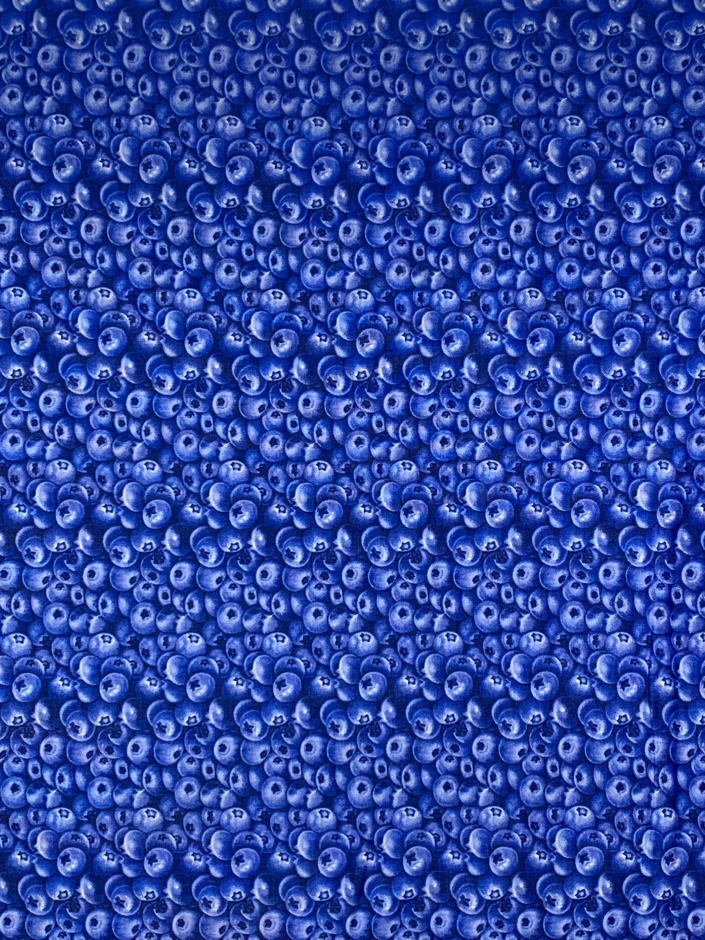 Blue Packed Blueberries Yardage, Henry Glass Studios, Blue, Berrylicious