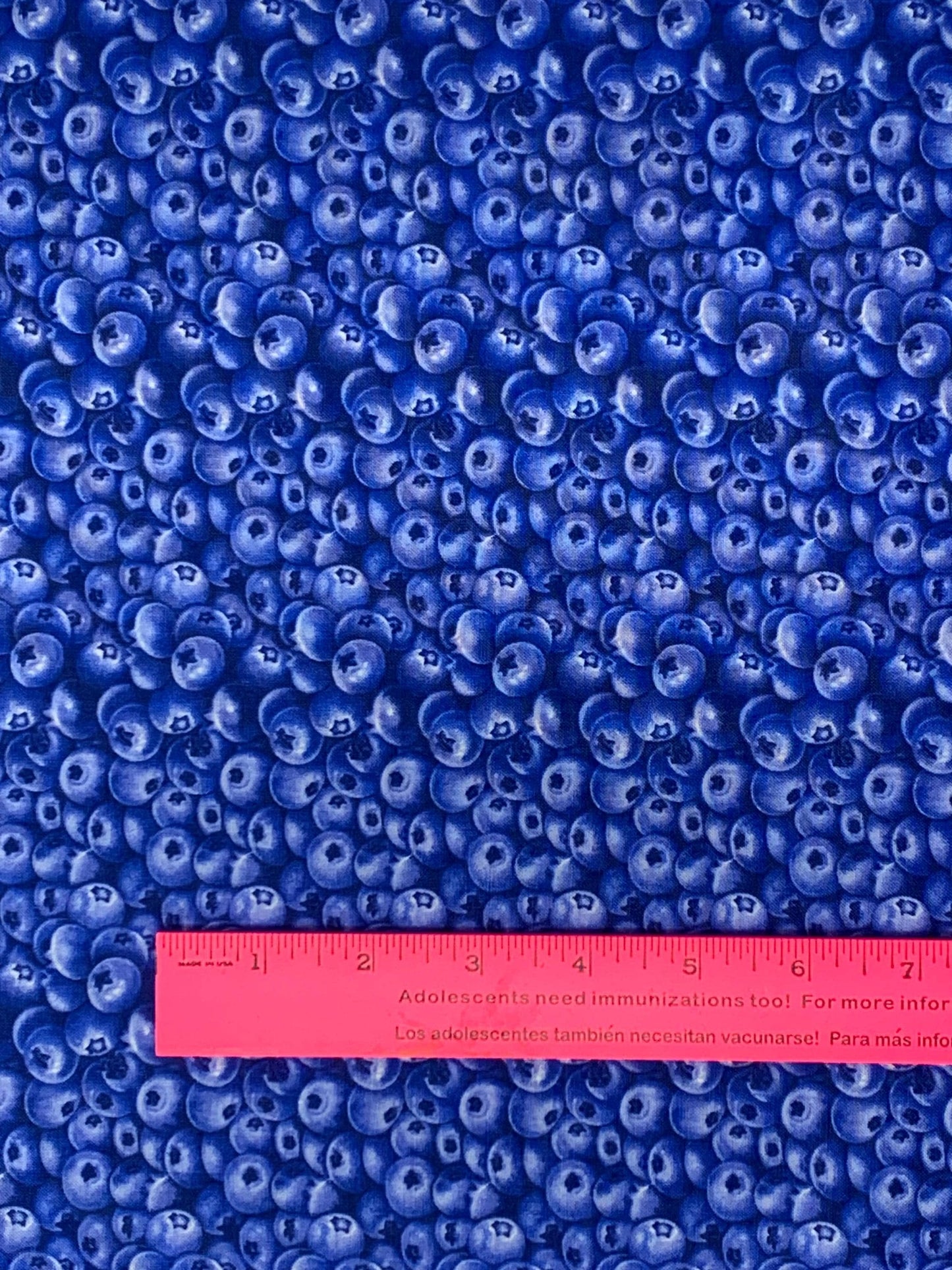 Blue Packed Blueberries Yardage, Henry Glass Studios, Blue, Berrylicious