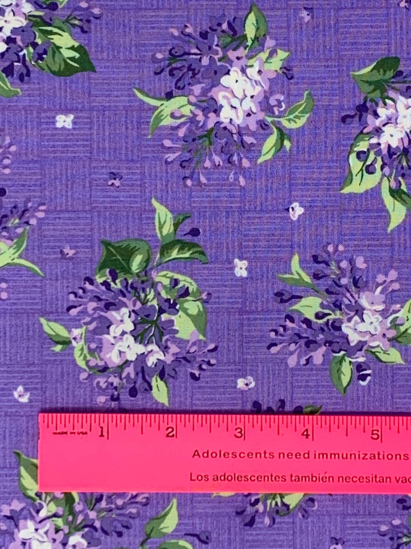 Purple Floral Yardage, Purple Bouquet, Maywood Studio, Fabric Yardage