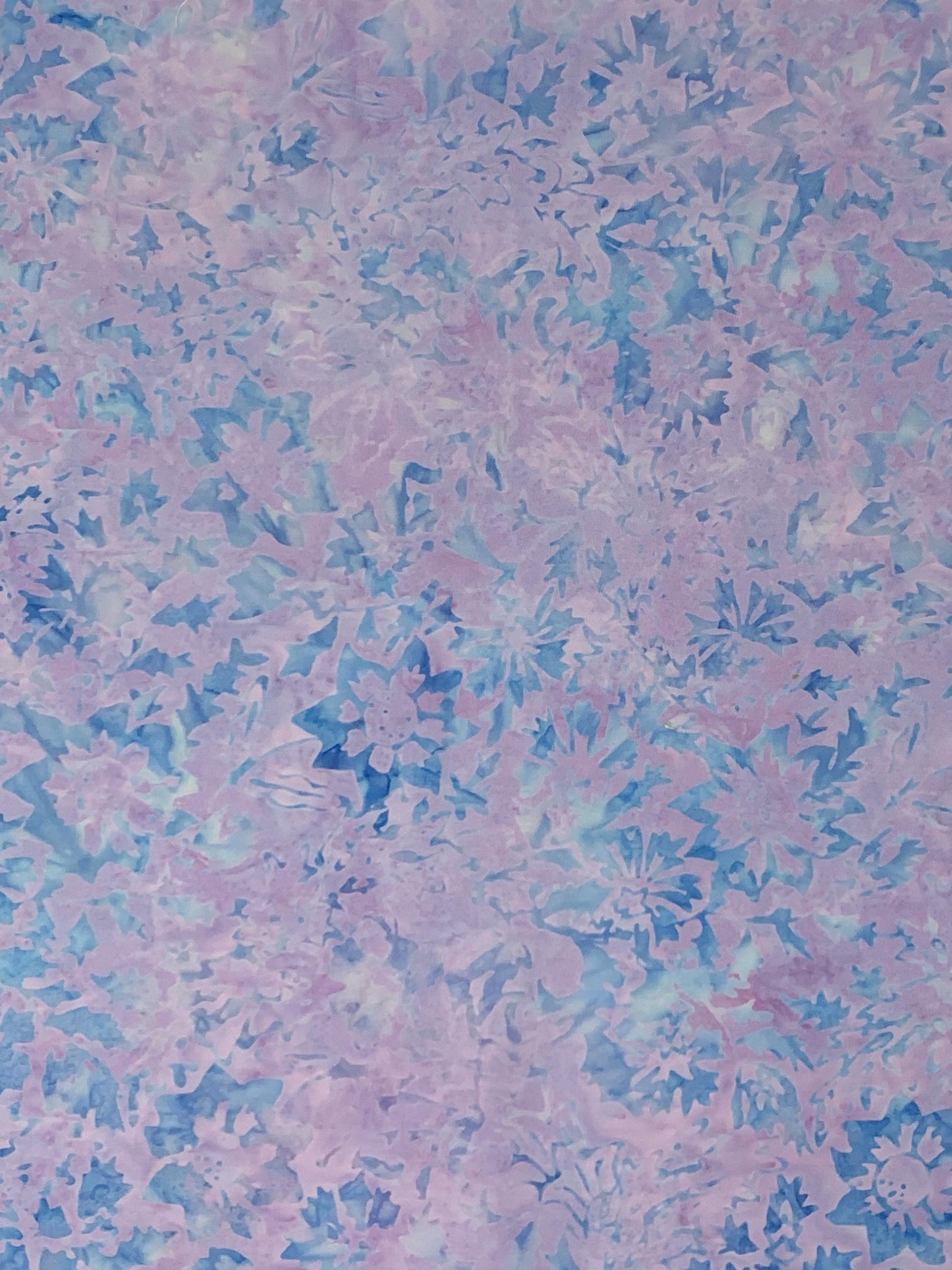 Pink Blue Lavender Batik yardage, Harvest Floral, Timeless Treasres