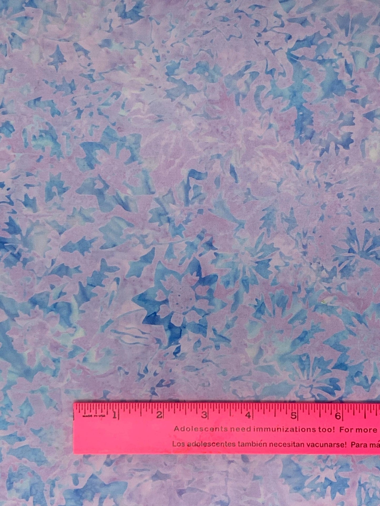 Pink Blue Lavender Batik yardage, Harvest Floral, Timeless Treasres