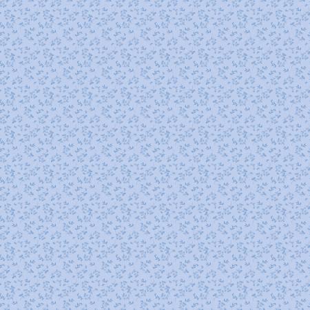 Blue Floral Fabric Squares: Penelope Collection for Riley Blake