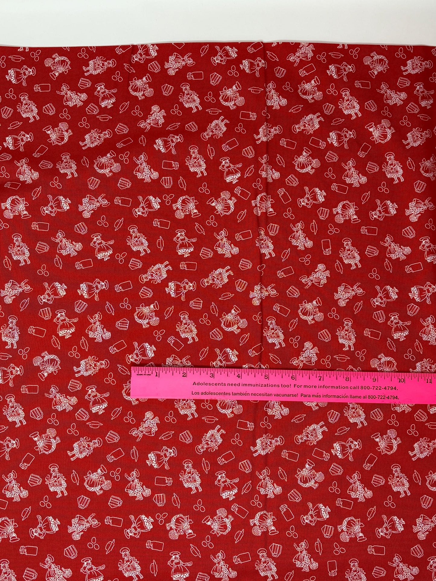Red Gingerbread Yardage, Gingerbread Girls, Riley Blake, Fabric Yardage