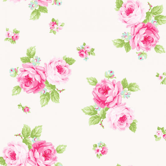 Lovely Floral Cream - Maisie'S Garden by Freckle and Lollie