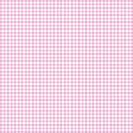 Pink White Gingham Check, World of Susybee SB20268-520 Pink Cotton Fabric Yardage