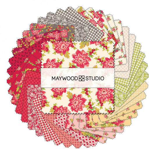 Sweet Beginnings - Floral Fabric Squares, Charm Pack, Maywood Studio