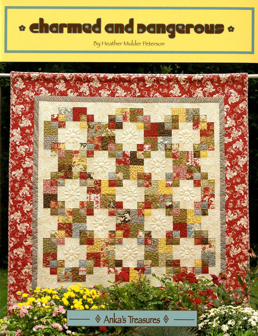 Charm Square Pattern Book, Charmed and Dangerous, Heather Mulder Peterson, Table Runner Patterns, Table Topper Patterns, Quilt Patterns