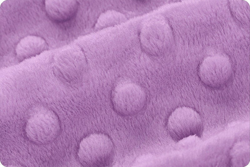 Lilac Cuddle Dimple, Lavender, Purple, Shannon Fabrics, Minky Yardage