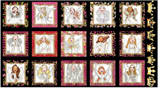 Be An Angel Fabric Panel, Loralei Designs, 692609