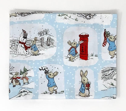 Peter Rabbit Christmas Fat Quarter Bundle, 5 fat quarters, Most Wonderful Time, 18" x 22"