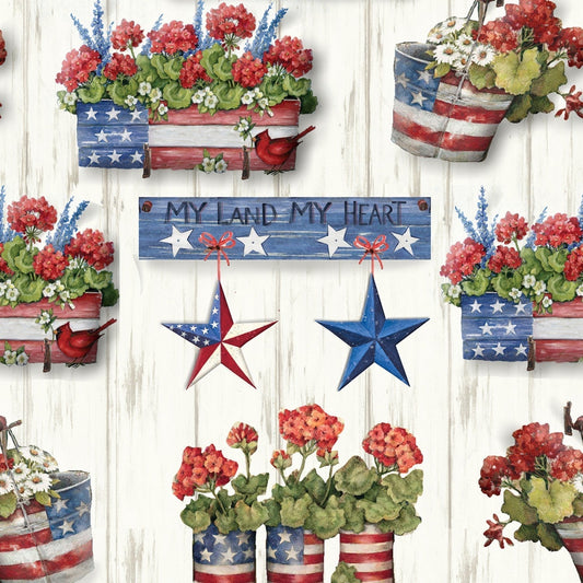 Stitches: Patriotic Yardage makes beautiful table runners and placemats