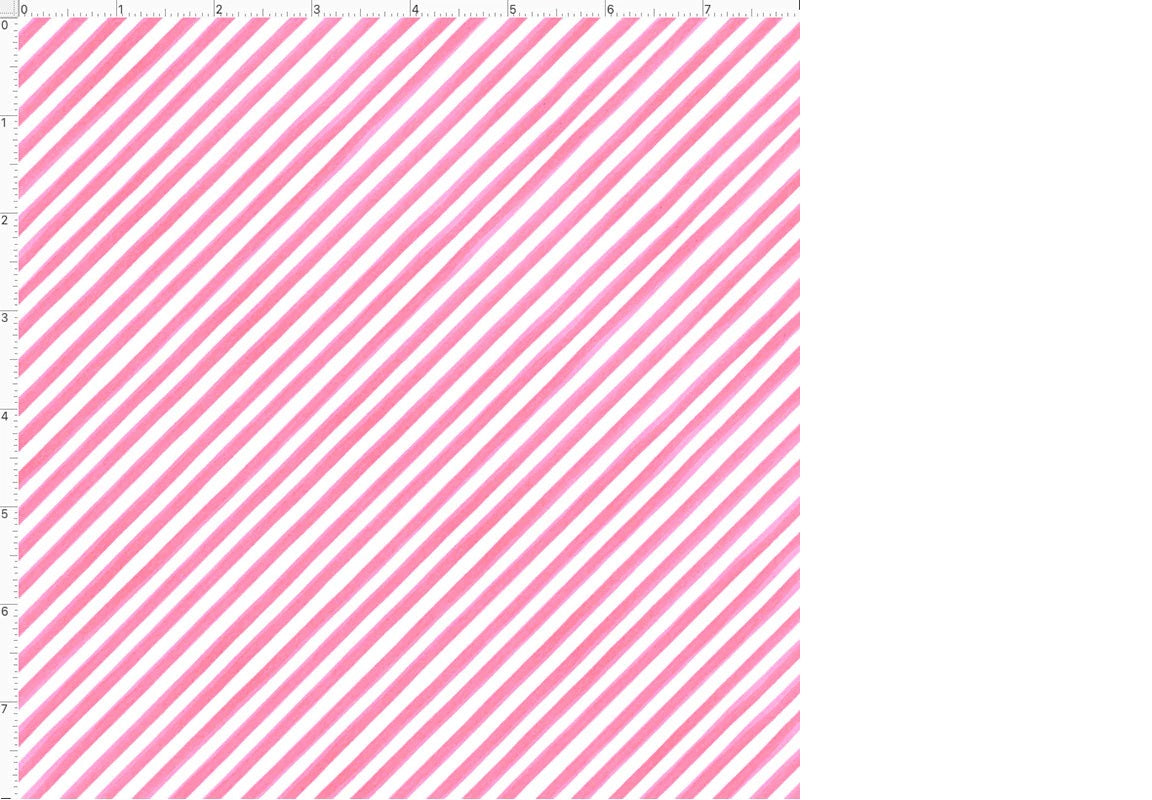 Pink White Bias Stripe, Loralie Desisgns, Baby Bias Pink Stripe, Yardage, 692462