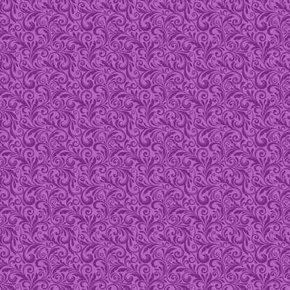 Floral Fabric Squares, Charm Pack, Miss Marguerite, Pink, Purple, Blue, Green, Benartex, 5 inch squares