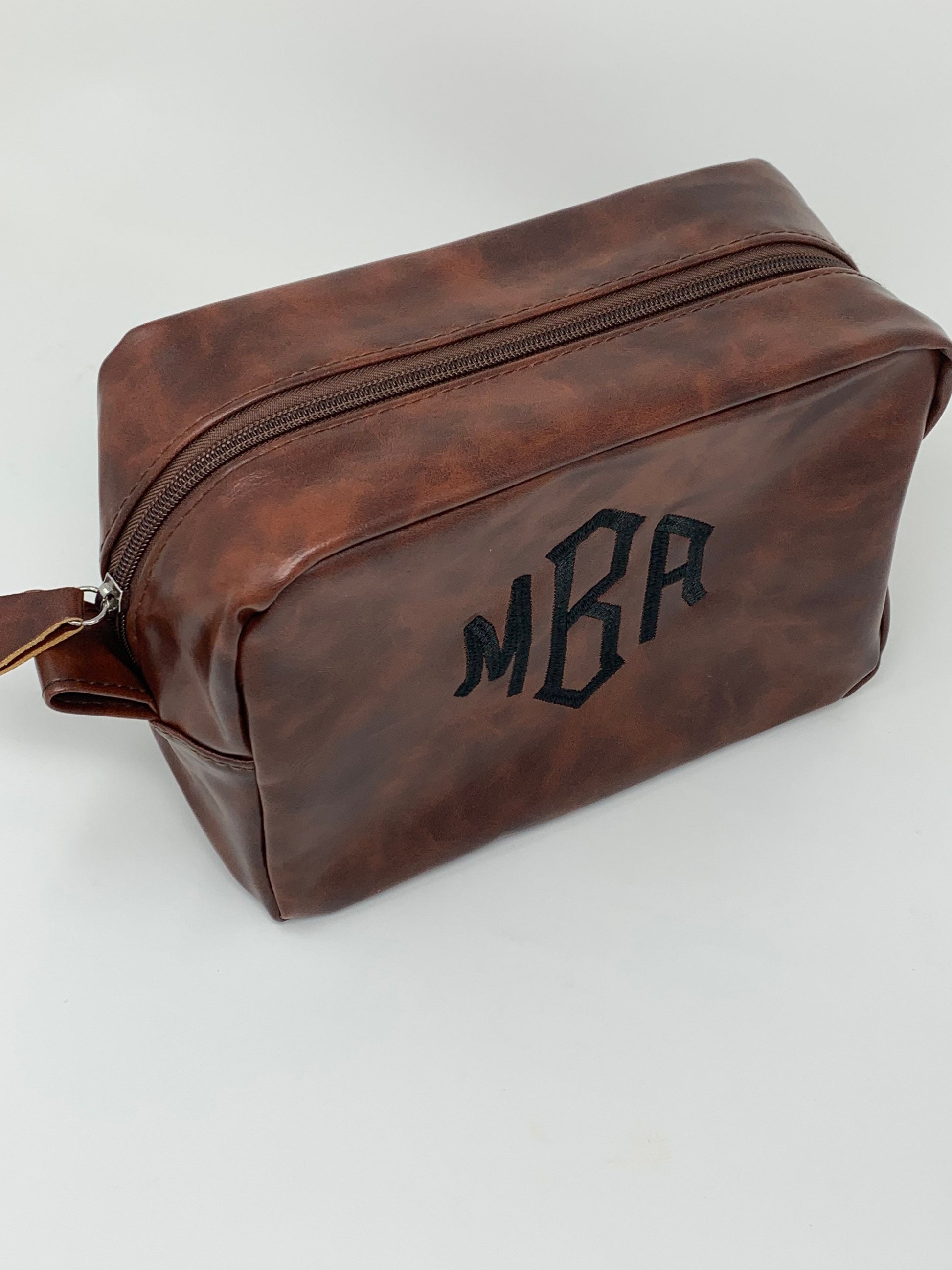 Personalized Men’s Toiletry Bag, Custom Monogram, Shaving Bag, Travel Kit, Personalized Gift, Embroidered Gift, Father’s Day, Graduation