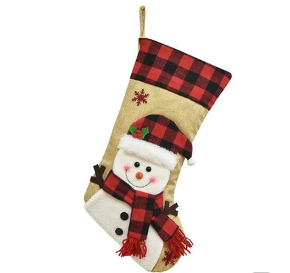 Personalized Christmas Stocking, Gnome, Santa Claus, Snowman
