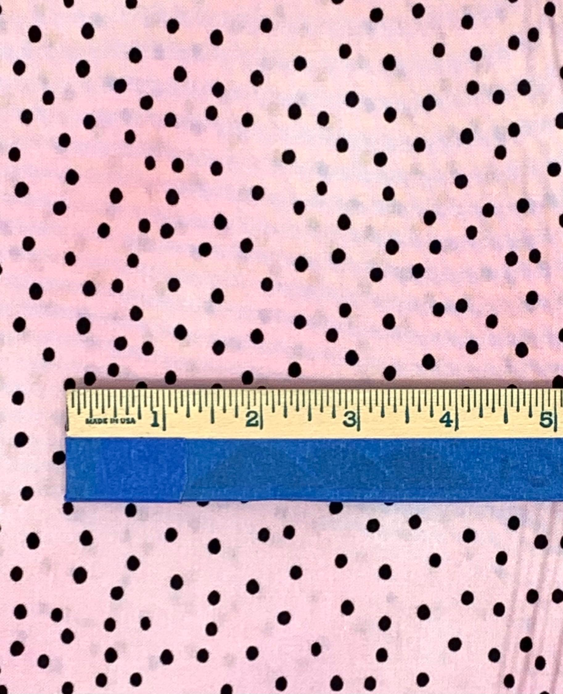 Pink with Black Dots, Dinky Dots, Polka Dots, Loralie Designs, Yardage, 692525