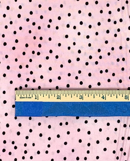 Pink with Black Dots, Dinky Dots, Polka Dots, Loralie Designs, Yardage, 692525