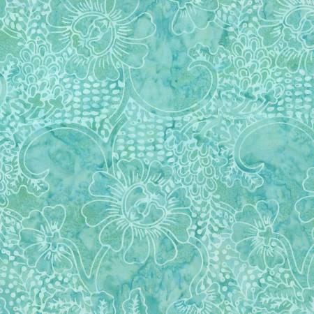 Batik Fabric Squares, Moonshadow Batik, Charm Pack, Purple, Green, Wilmington Prints