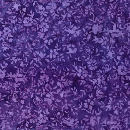 Batik Fabric Squares, Moonshadow Batik, Charm Pack, Purple, Green, Wilmington Prints