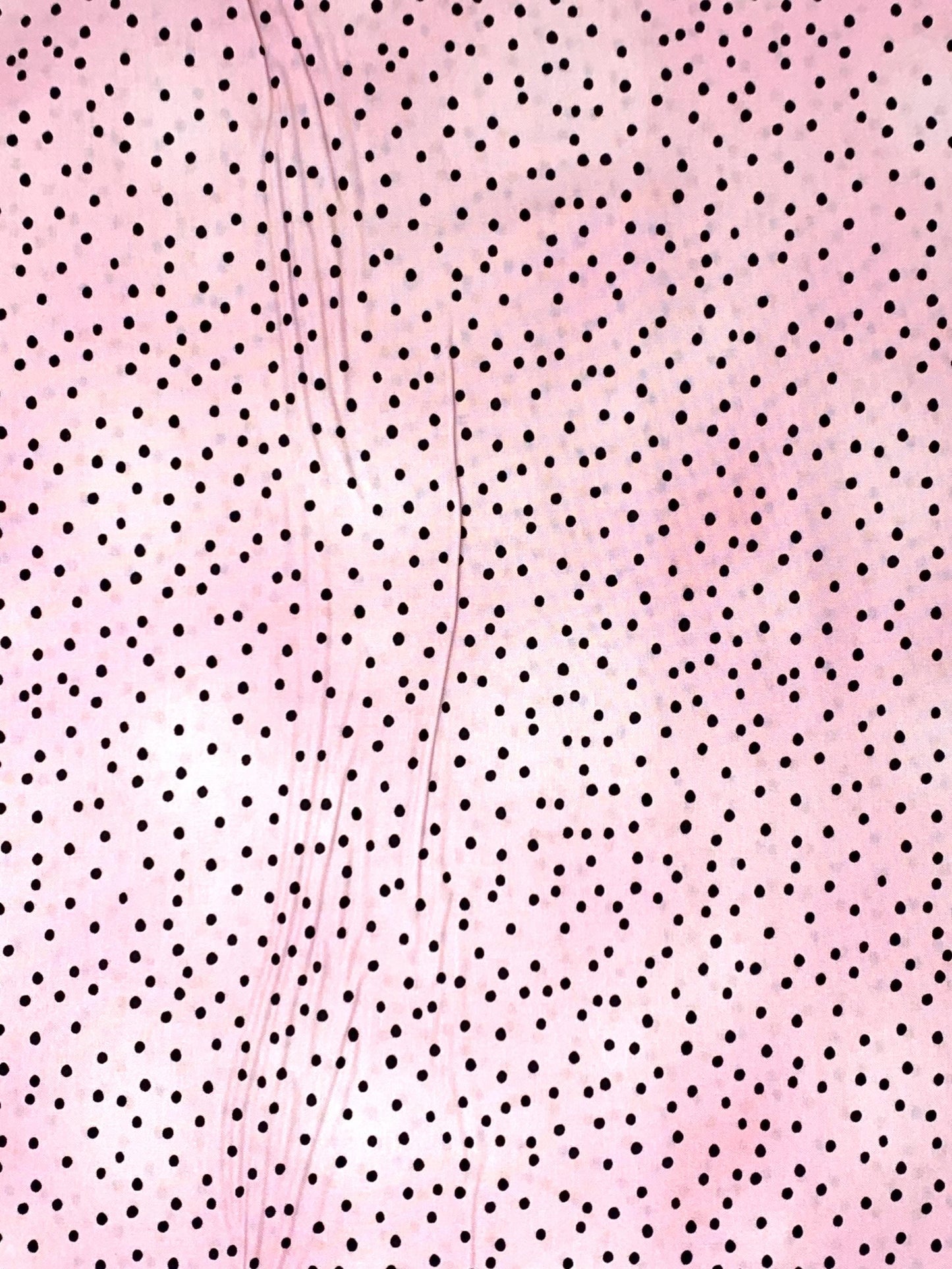 Pink with Black Dots, Dinky Dots, Polka Dots, Loralie Designs, Yardage, 692525