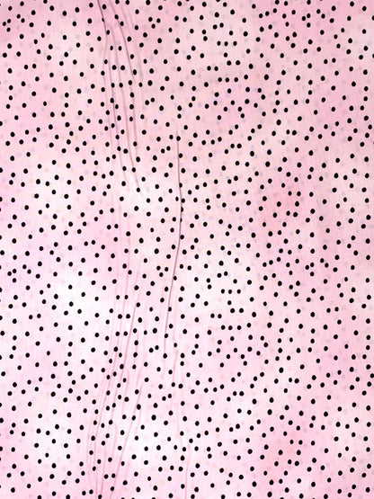 Pink with Black Dots, Dinky Dots, Polka Dots, Loralie Designs, Yardage, 692525