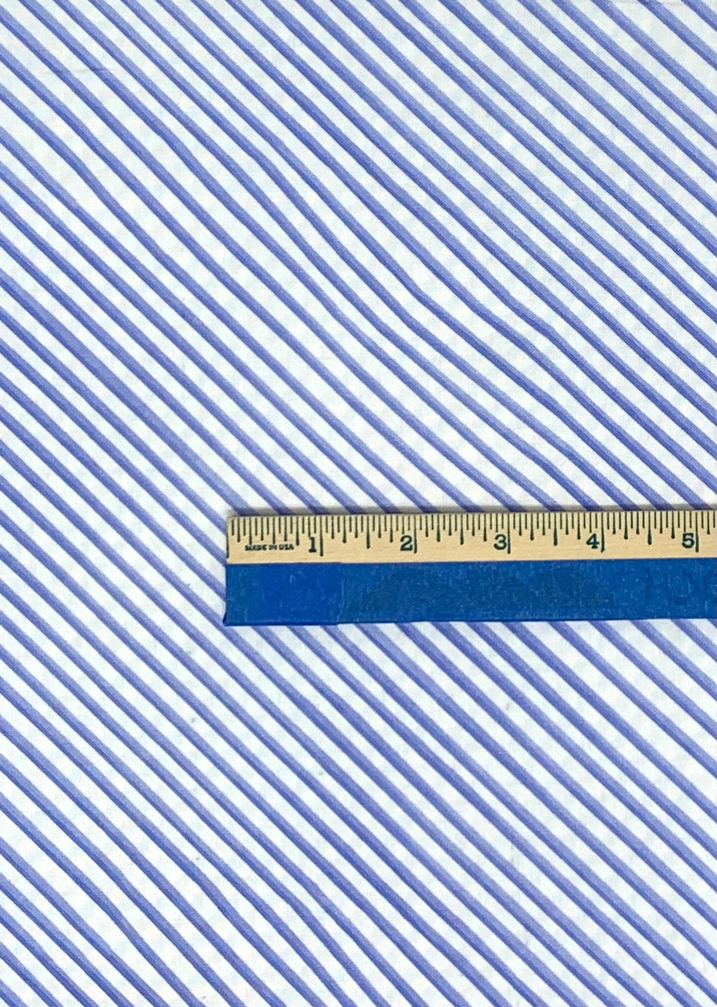 Blue White Bias Stripe, Loralie Desisgns, Baby Bias, Blue Sky, Stripe, Yardage, 692461