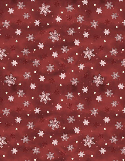Christmas Winter Fabric Squares, Woodland Snowmen, Wilmington Prints, 5 inches, 42 squares