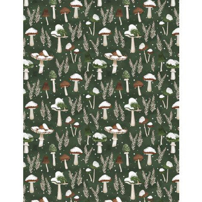 Christmas Winter Fabric Squares, Woodland Snowmen, Wilmington Prints, 5 inches, 42 squares