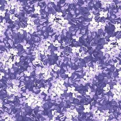 Purple Green Floral Layer Cake, Lilac Lane, Purple, Green, Maywood Studio, 10 inch squares