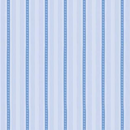 Blue Floral Fabric Squares: Penelope Collection for Riley Blake