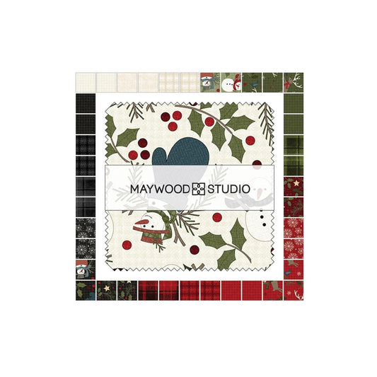 Snowman Charm Pack: Holly Jolly Flannel Charm Pack