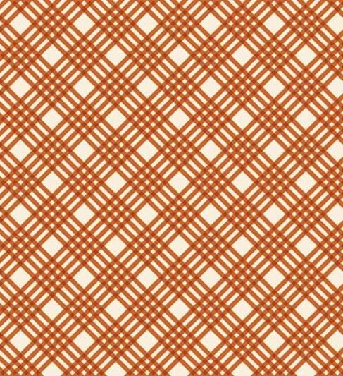 Plaid Fall Yardage: Orange Crisp Plaid Harvest, Benartex