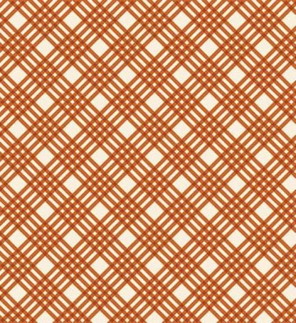 Plaid Fall Yardage: Orange Crisp Plaid Harvest, Benartex