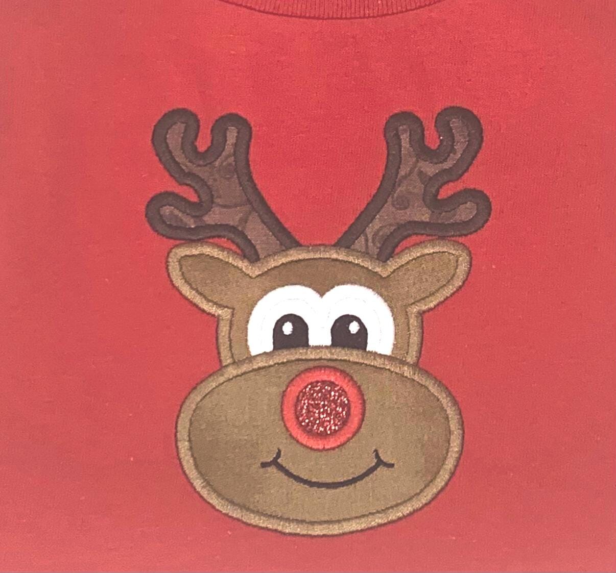 Rudolph Christmas Boys Tee Shirt, Toddler Boys, Personalized