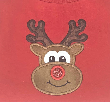 Rudolph Christmas Boys Tee Shirt, Toddler Boys, Personalized