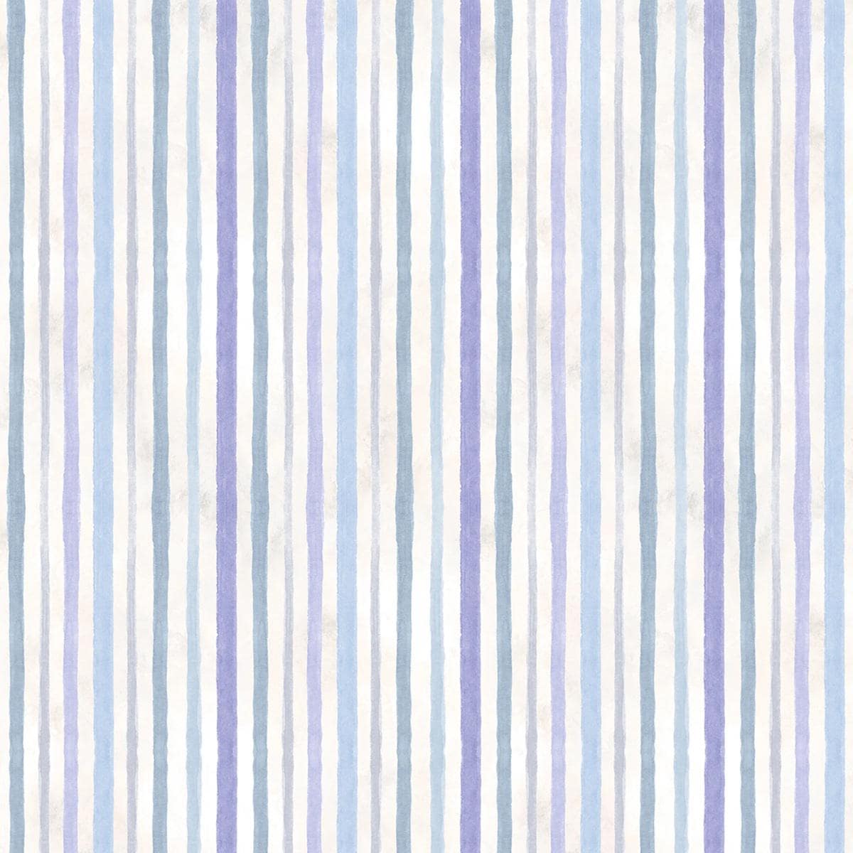 Cream Stripes, Purple, Blue, Yardage, Morning Blooms, Danhui Nai
