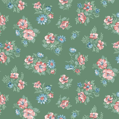Floral Fabric Squares: Mary Catherine 5-inch Charm Pack