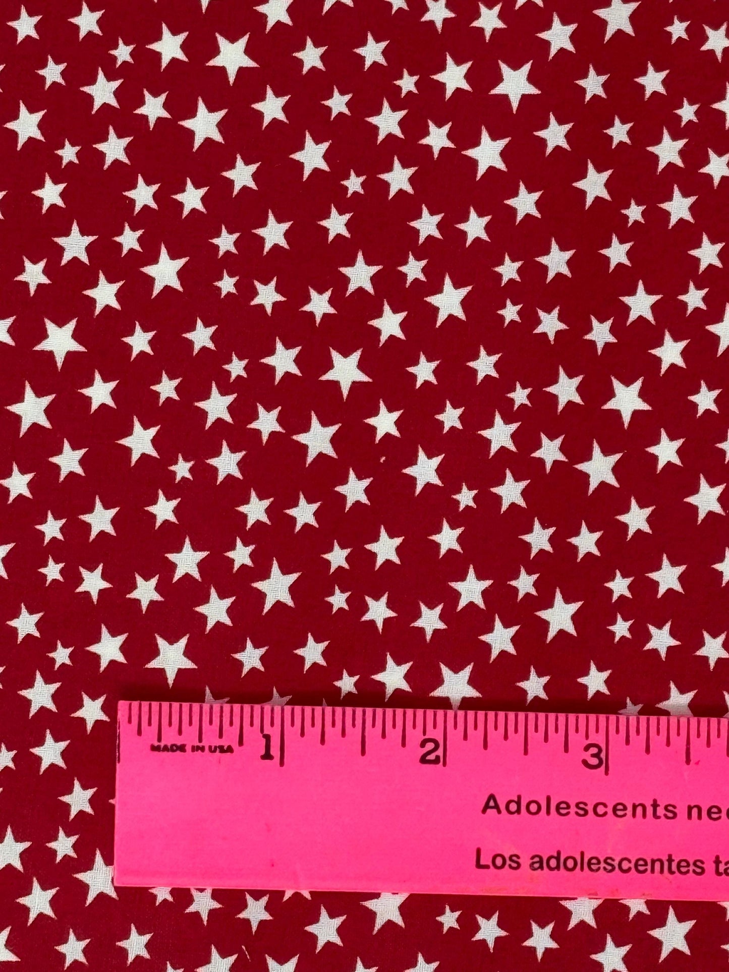 Patriotic Yardage, Stars, Americana, Red, White