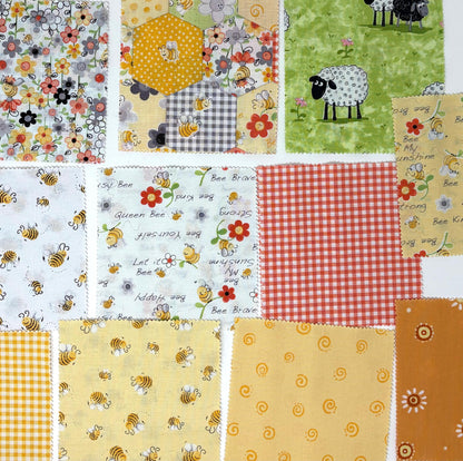 Sweet Bees Charm Pack: Susybee Precut Charm Pack