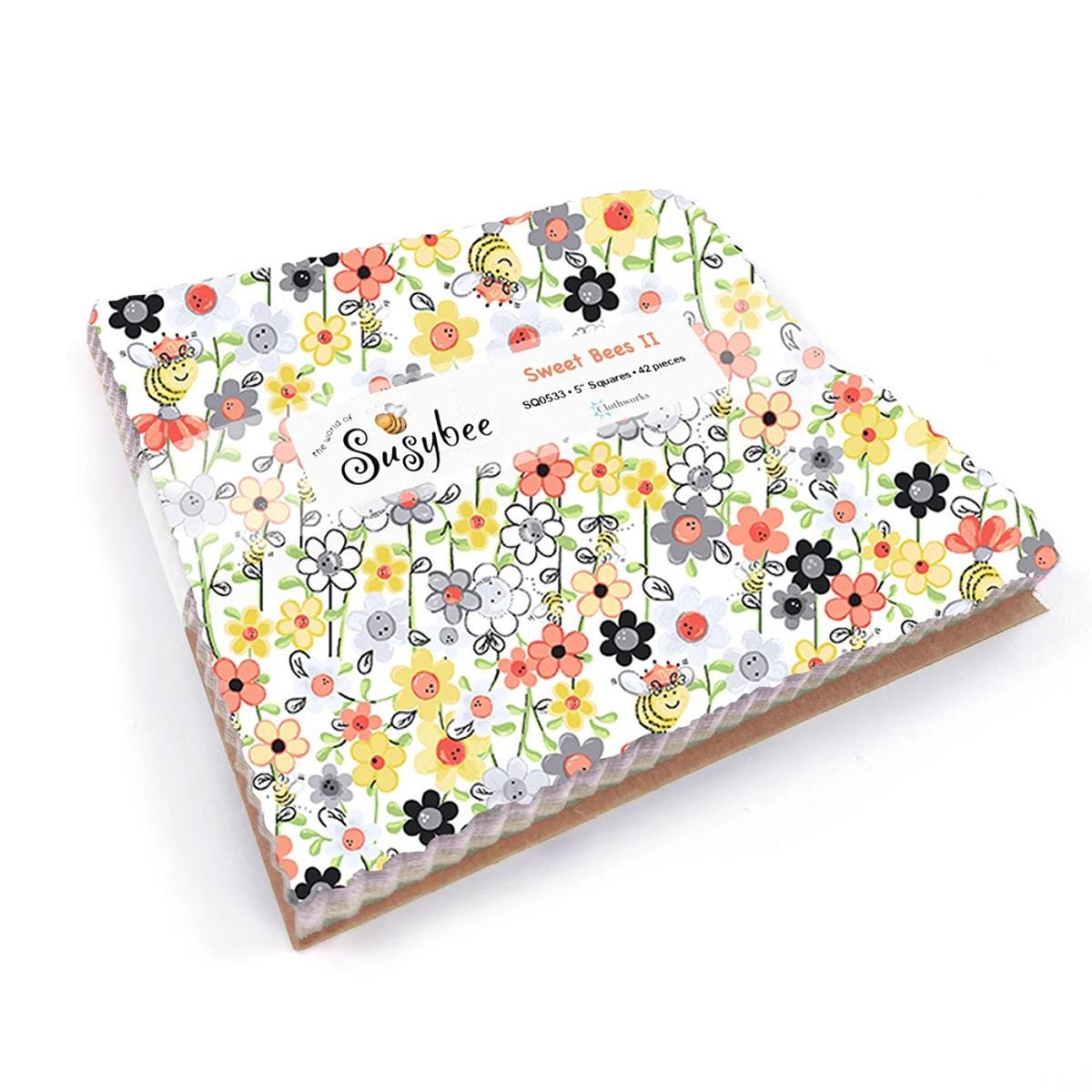 Sweet Bees Charm Pack: Susybee Precut Charm Pack