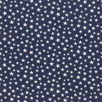 Patriotic Yardage, Stars, Americana, Navy Blue, White