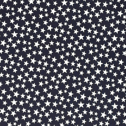 Patriotic Yardage, Stars, Americana, Navy Blue, White