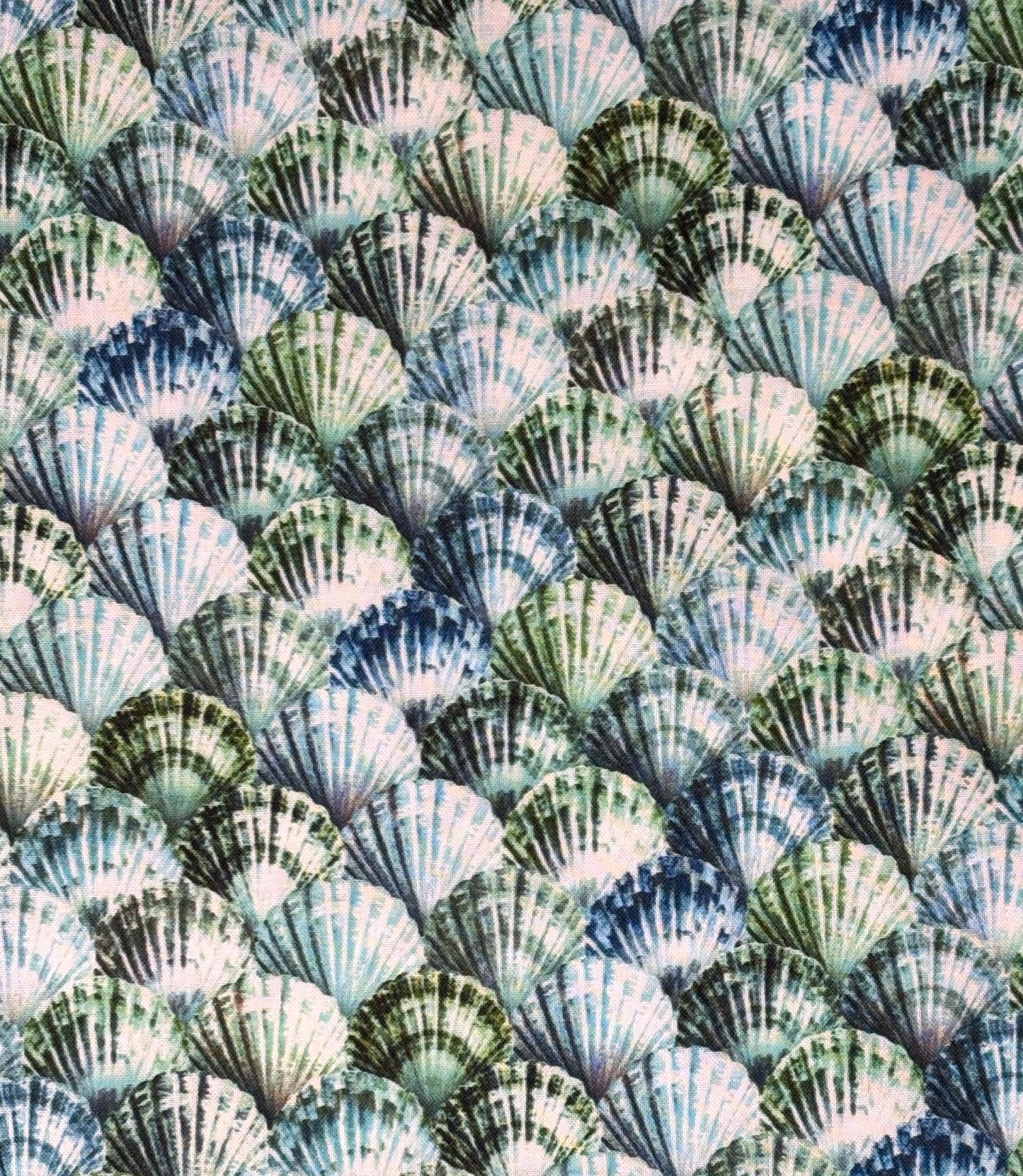 Sea Shells Fabric Yardage: Tides of Color, Hoffman