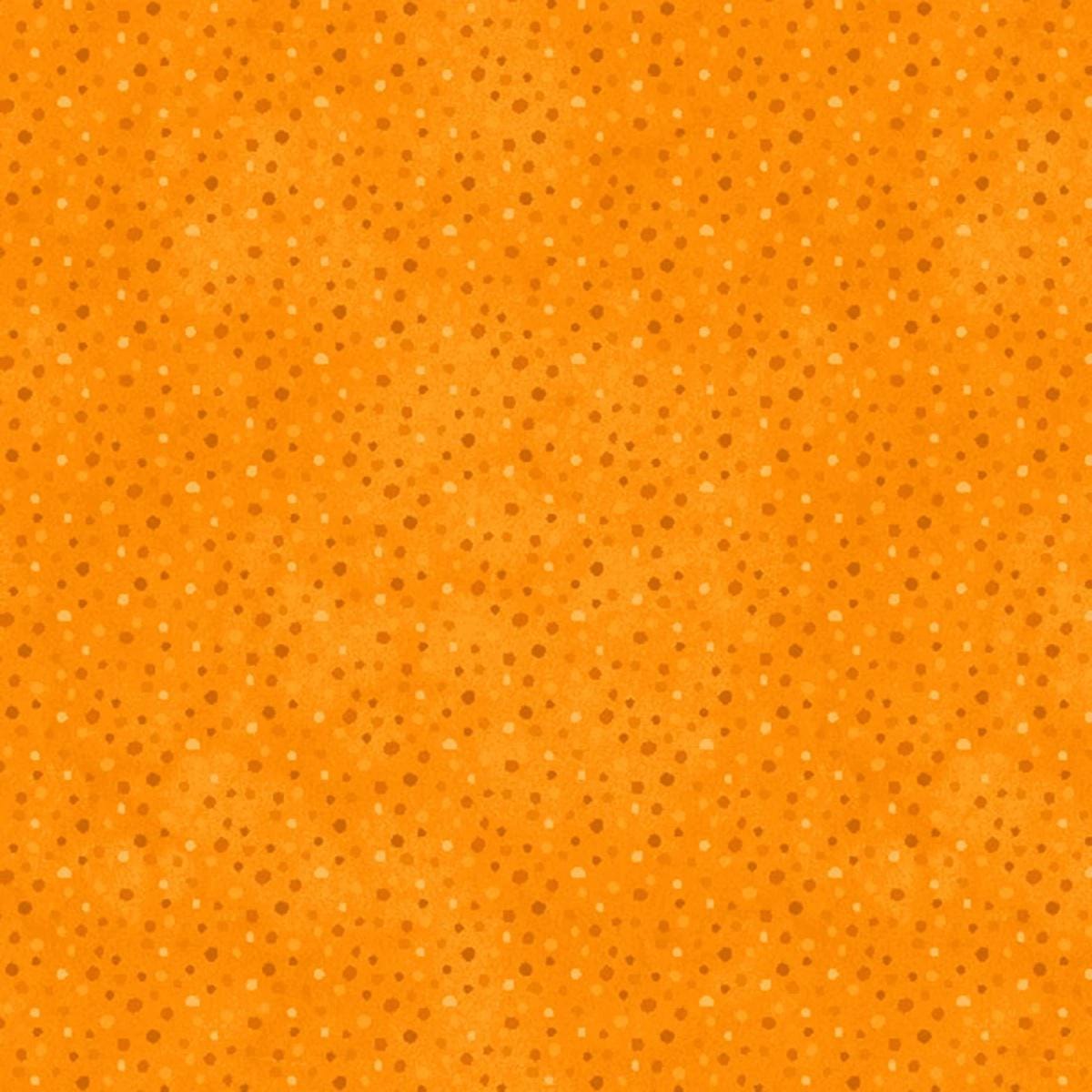 Orange Fabric, Golden Petite Dot, Wilmington Prints, Cotton Yardage