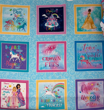 Fabric Panel: Fairy Tale Boxes, Benartex