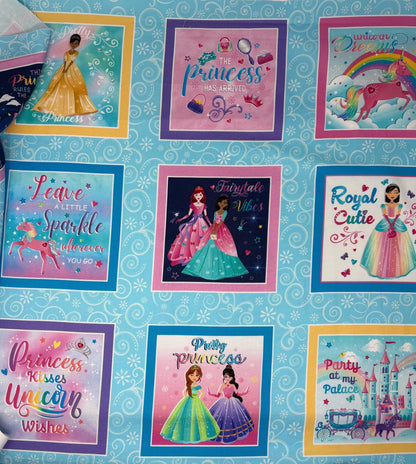 Fabric Panel: Fairy Tale Boxes, Benartex