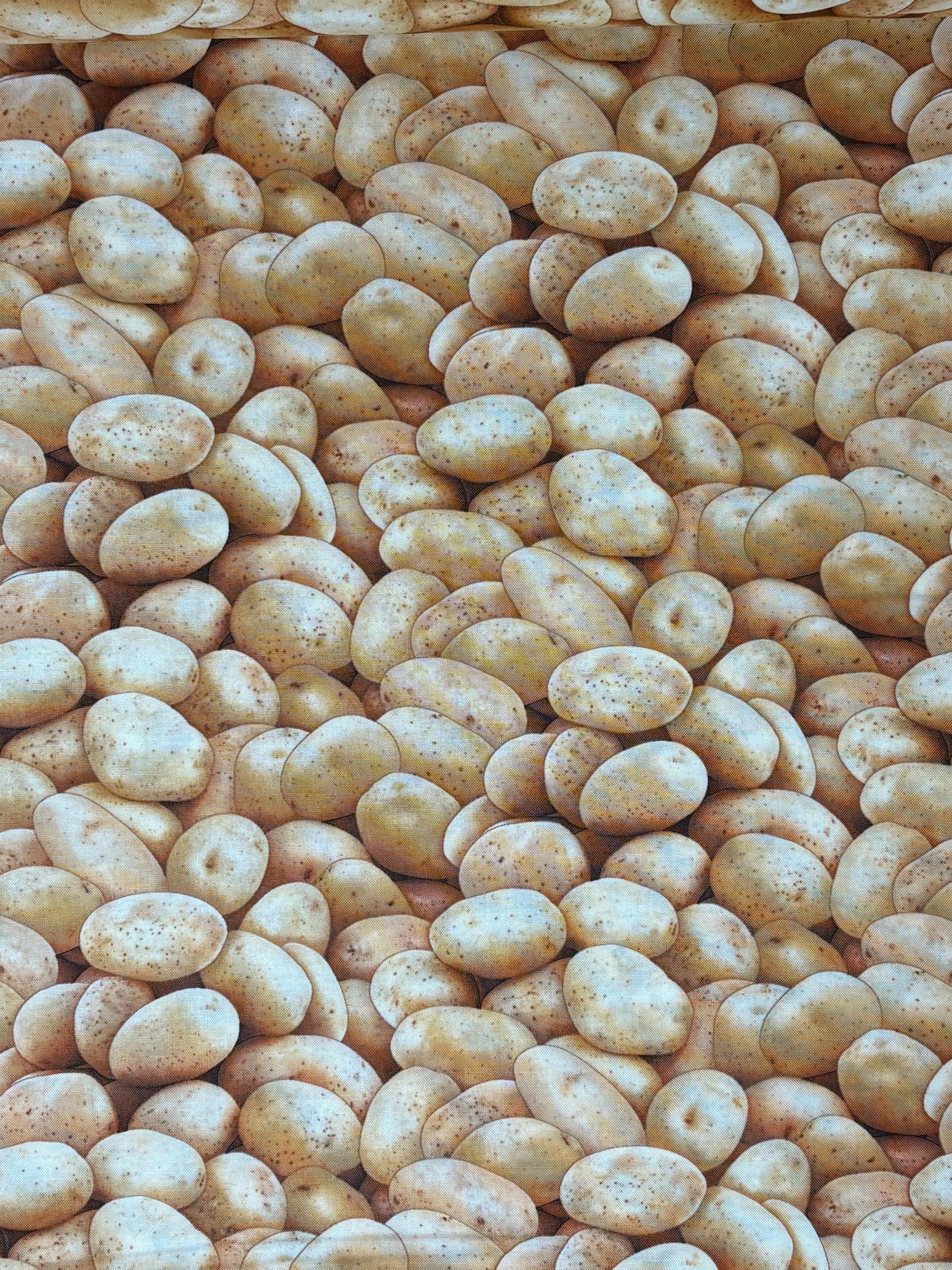 Gold Potatoes Yardage, Food Festival, Elizabeth's Studio